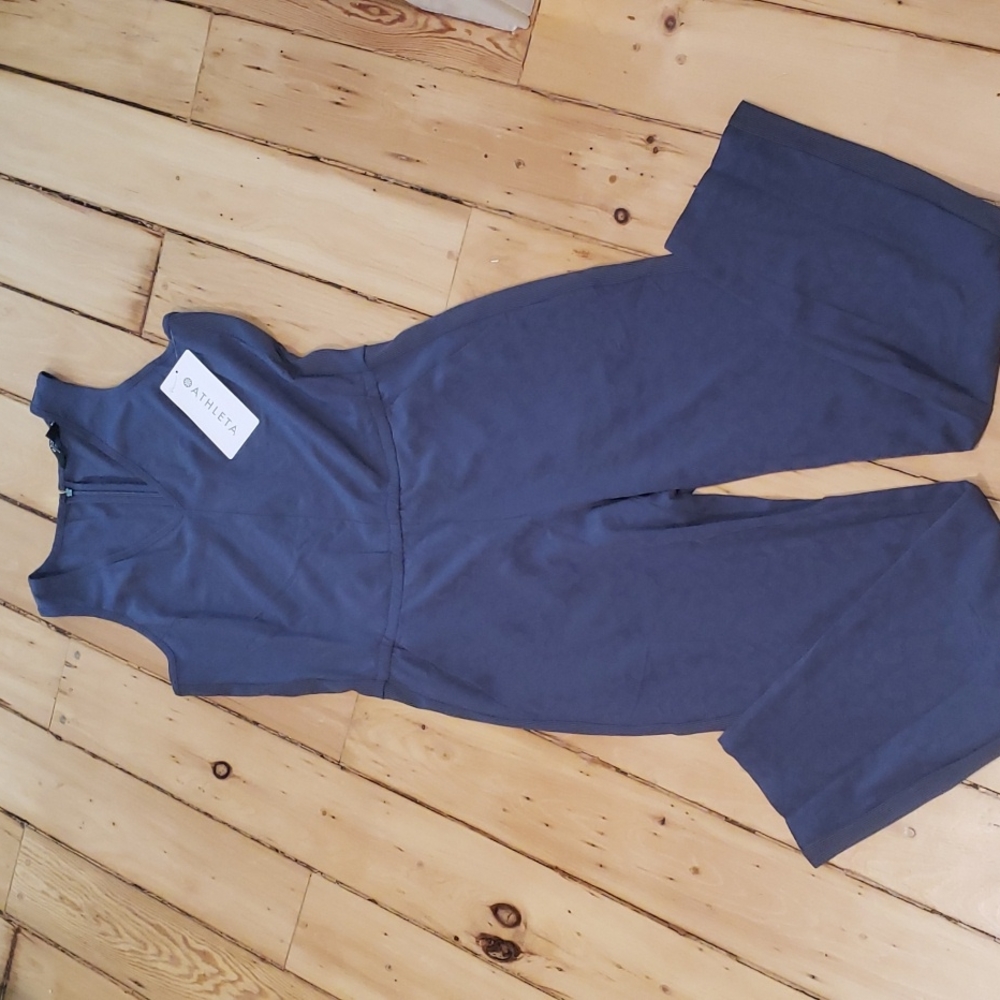 Athleta textured jumpsuit